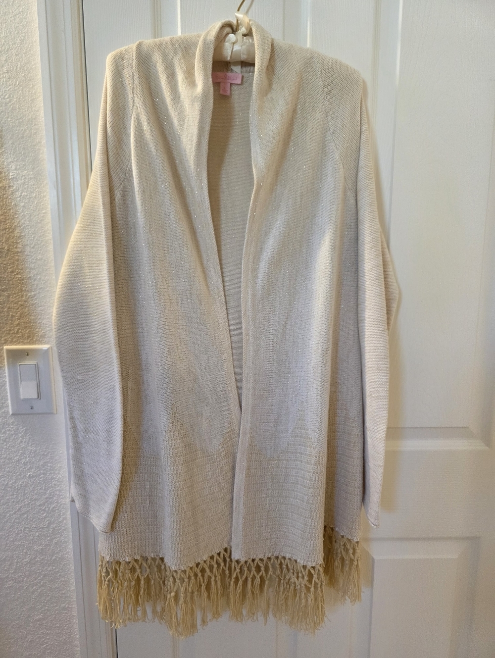 Lilly Pulitzer Gold Tatum Sweater, Sz L, GUC